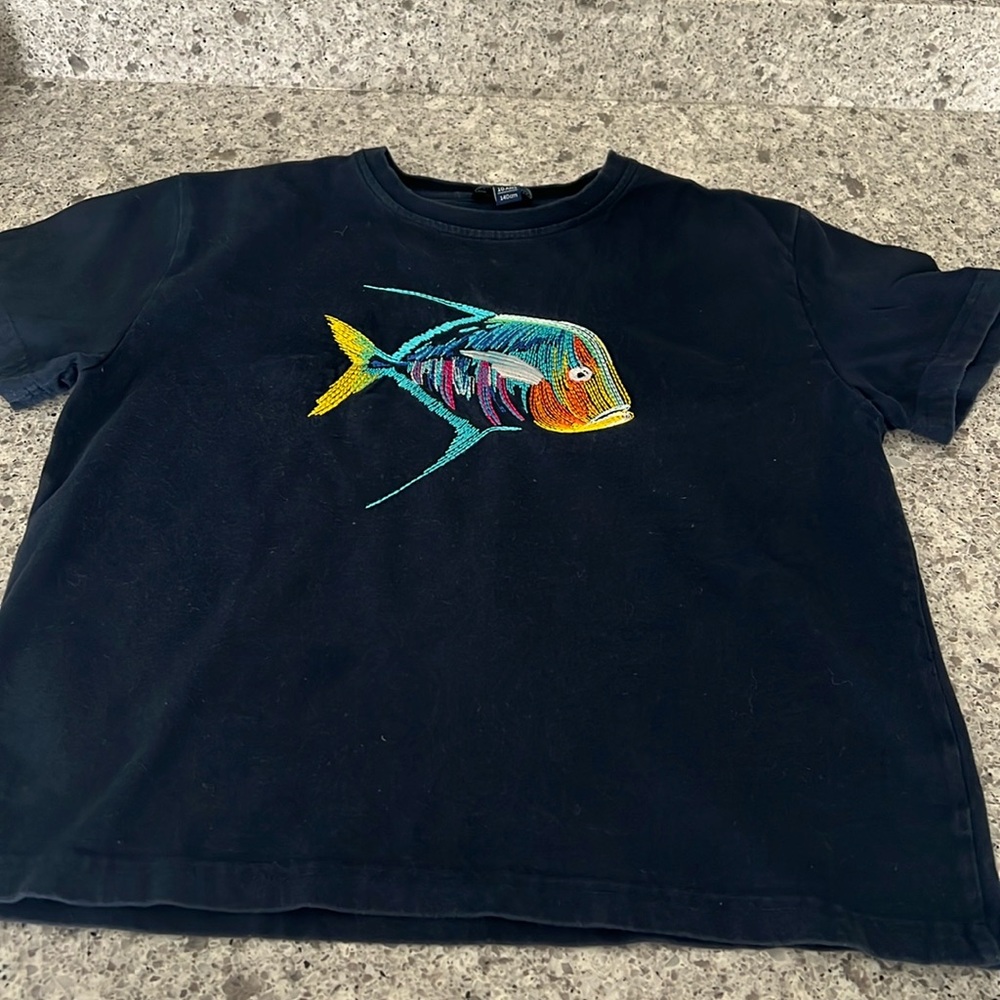 Vilebrequin Piranha Embroidered T shirt